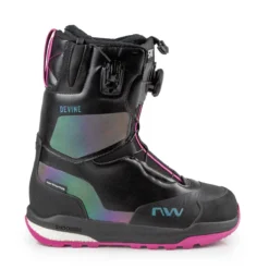 2023 NORTHWAVE DEVINE HYBRID Black/iridescent | Женски Сноуборд обувки -Оферти Northwave магазин 2023 northwave devine hybrid black iridescent zhenski snoubord obuvki 2