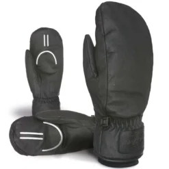LEVEL EMPIRE MITT Black-White | Ски / Сноуборд ръкавици