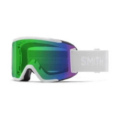 SMITH SQUAD S White Vapor | S2 CHROMAPOP Everyday Green Mirror | ски & сноуборд маска